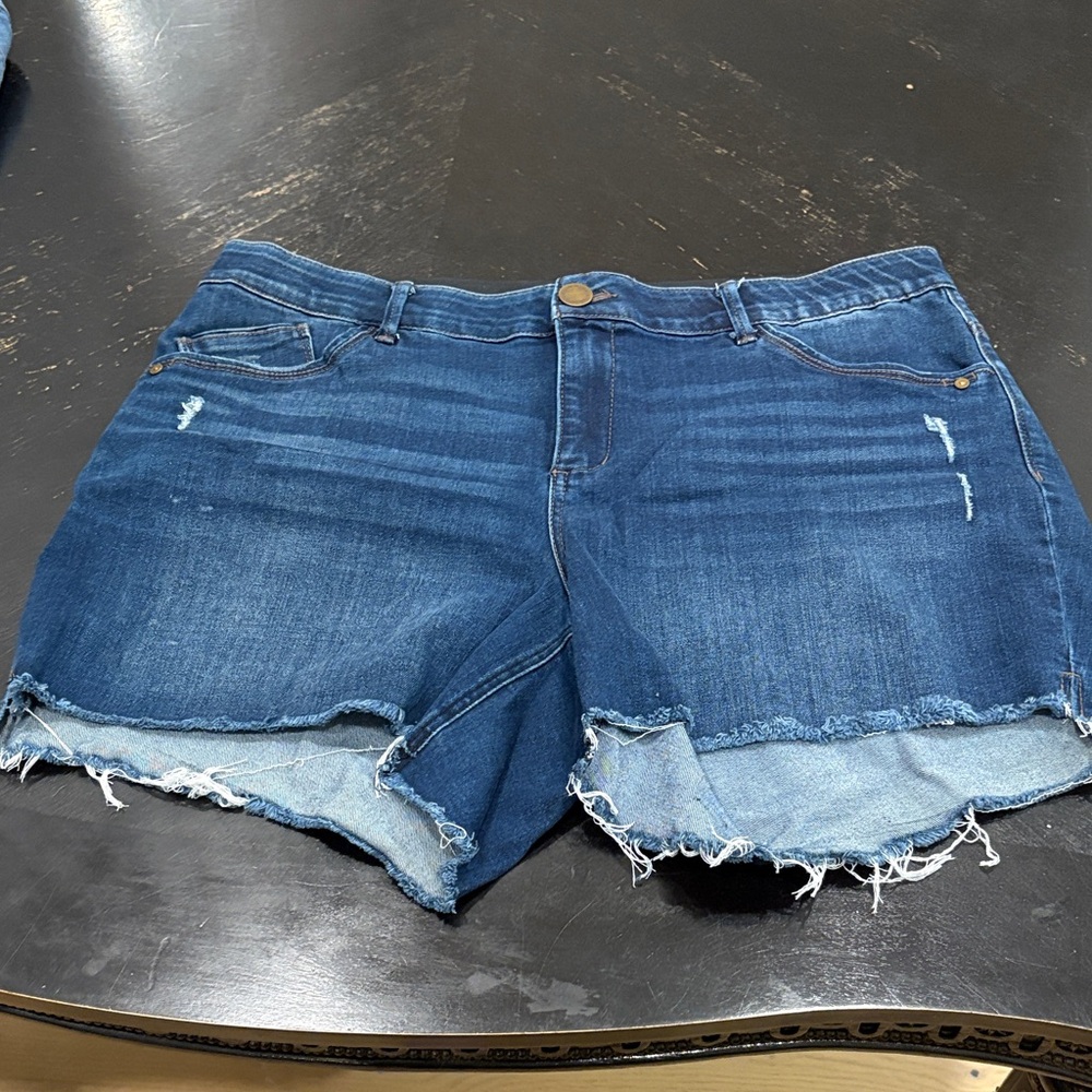 Wit & Wisdom Dark Blue Jean Shorts